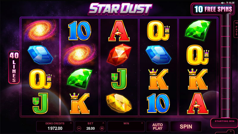 Old stardust slot coins